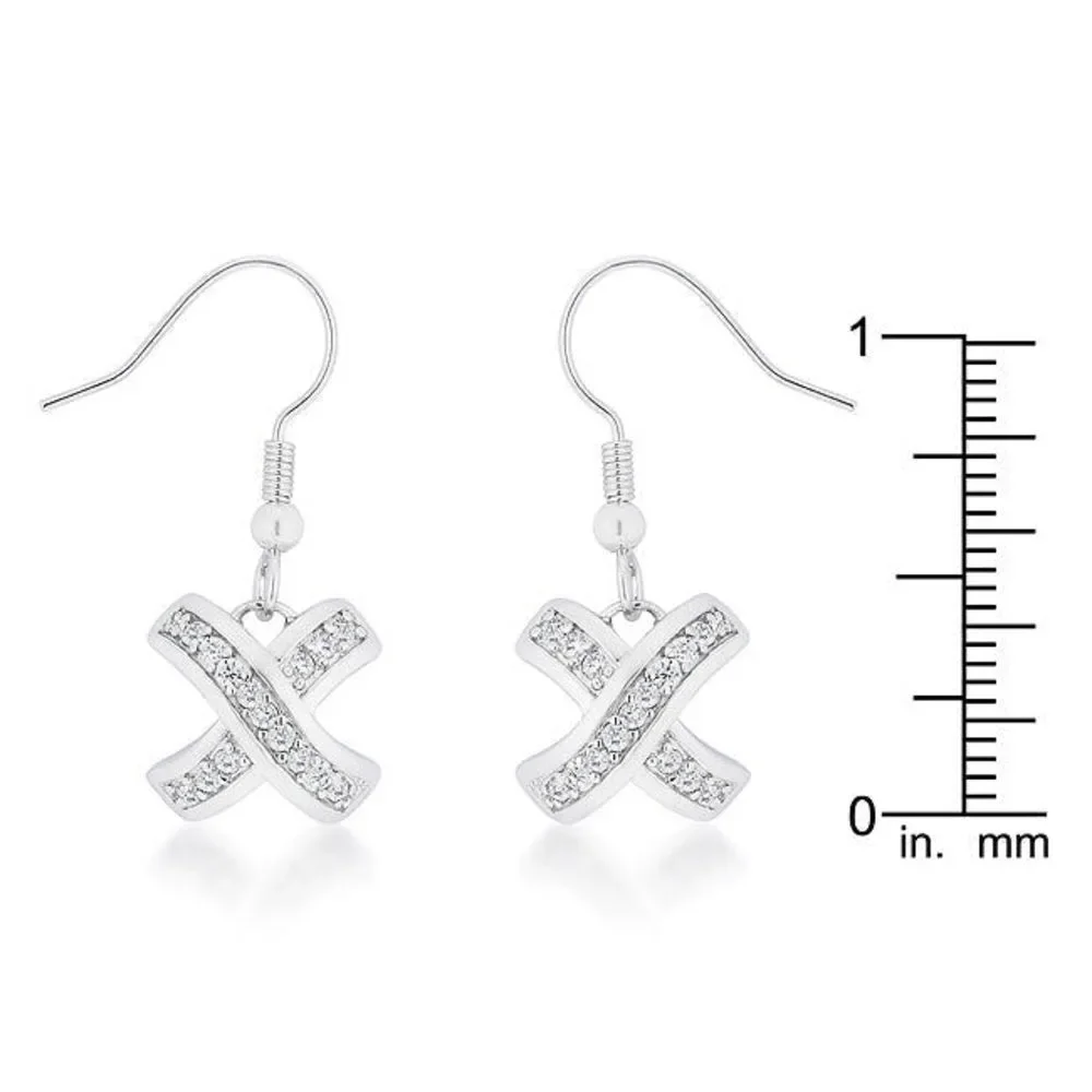 Timeless Pave Drop Earrings - Picture 3 of 3